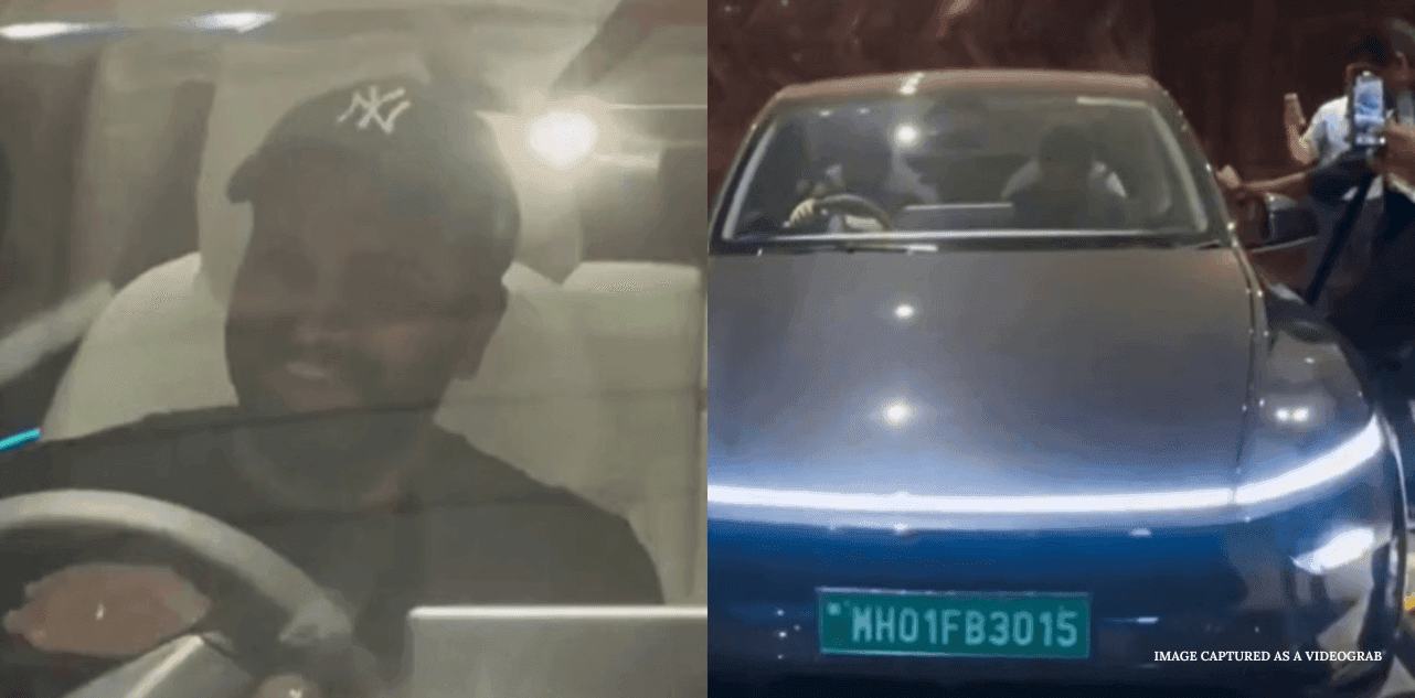 Rohit Sharma Tesla Model Y