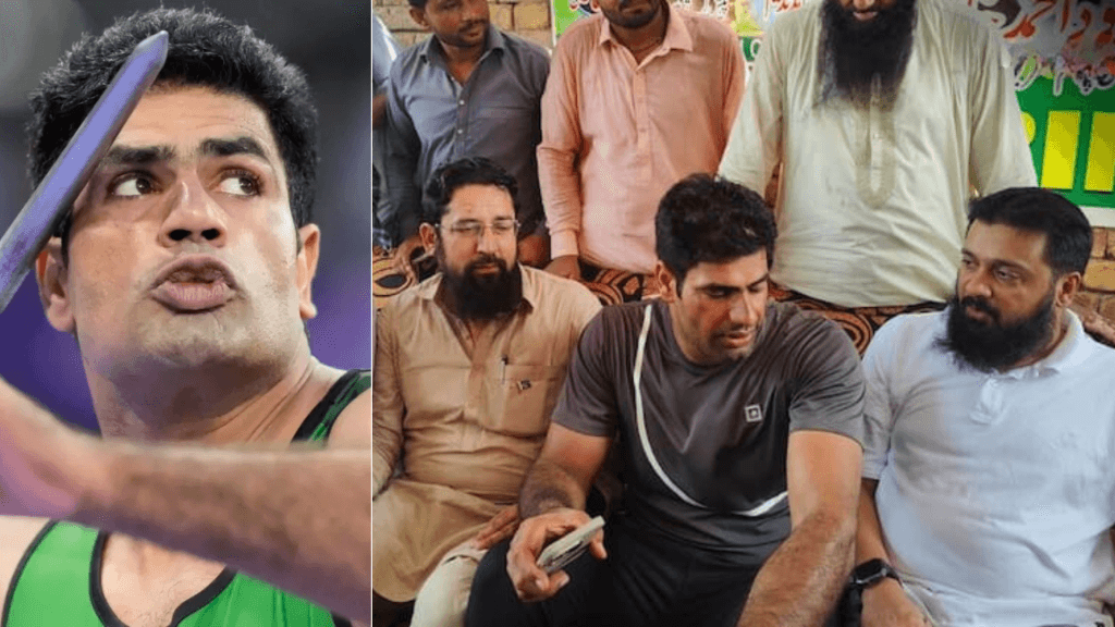 Pakistani Olympic Champion Arshad Nadeem Spotted with Muhammad Harris Dar – Creates Furore