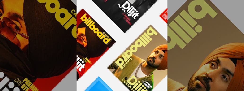 Diljit Dosanjh Pens History; First Indian Artist on The Cover of Billboard Magazine
