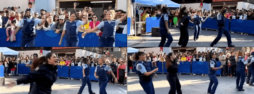 Auckland Submerges in Cultural Harmony with Policemen Showing Cool Bhangra Moves