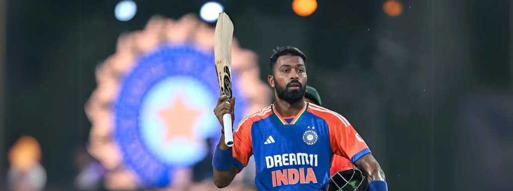 Hardik Pandya Ranks Number One in the latest Ranking for the ICC T20 International