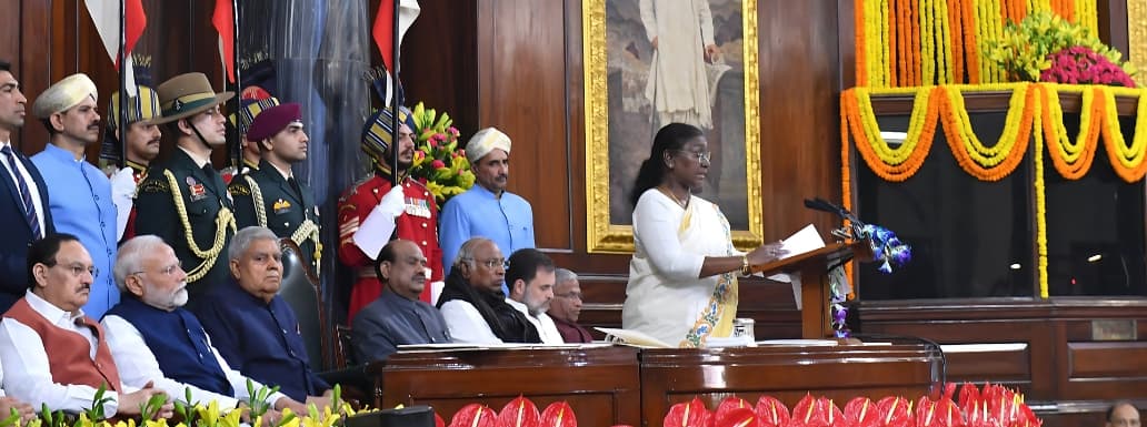 President of India Invoked Fellow Citizens to Build ‘Viksit Bharat’ by 2047