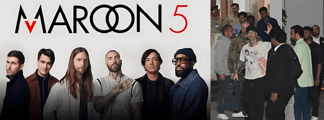 Maroon 5 Arrives in Mumbai for Historic First Indian Concert