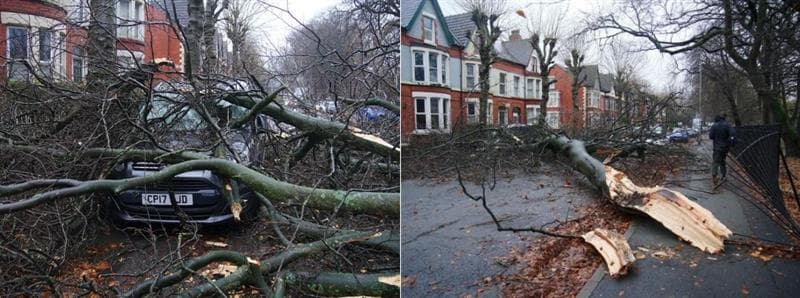 Storm ‘Darragh’ Hits UK, Residents Told to Stay Indoors