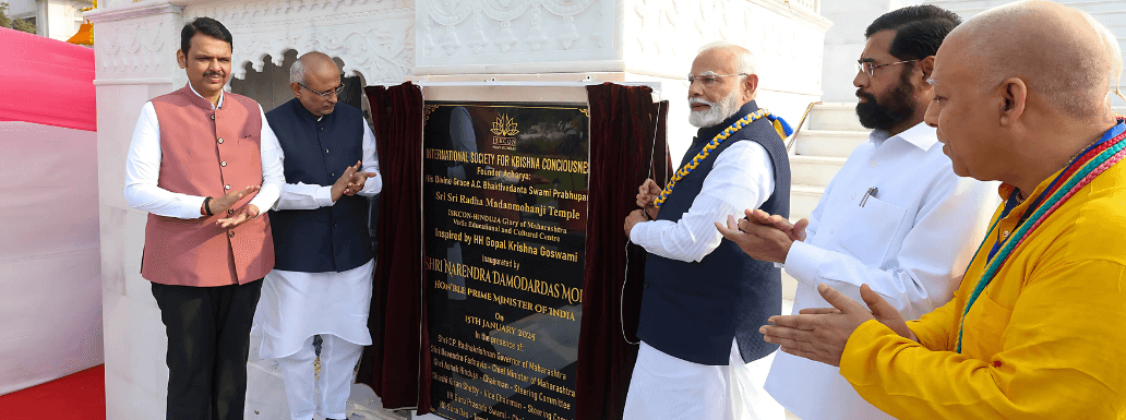 Sri Sri Radha MadanMohanji Temple of ISKCON Inaugurated in Navi Mumbai