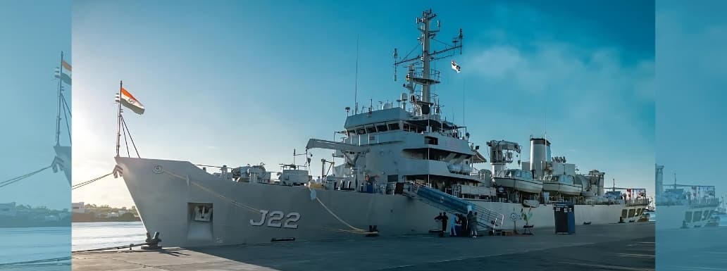 INS ‘Sarvekshak’ Completes Hydrographic Survey at Mauritius