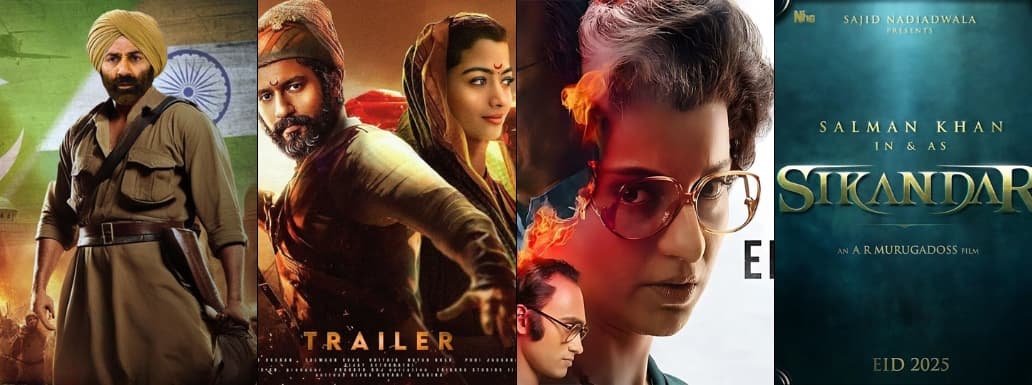 New Year 2025: Bollywood Movies Lined Up in Year 2025