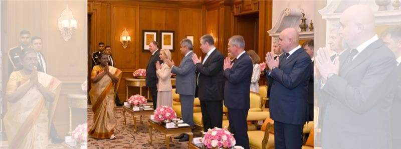 Parliamentary Delegation from Russia Calls on the President of India
