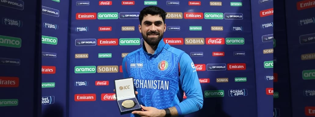 Afghan Batter Shatters Champions Trophy Record