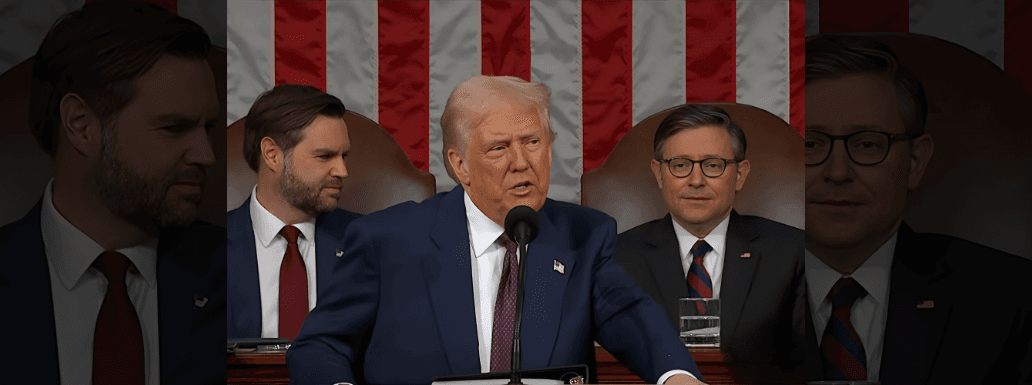 Why Donald Trump Wore a Purple Tie During his Address to the US Congress?