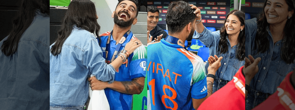 Virat Kohli’s Special Moment With Wife Anushka Sharma After Champions Trophy Triumph Charms Netizens